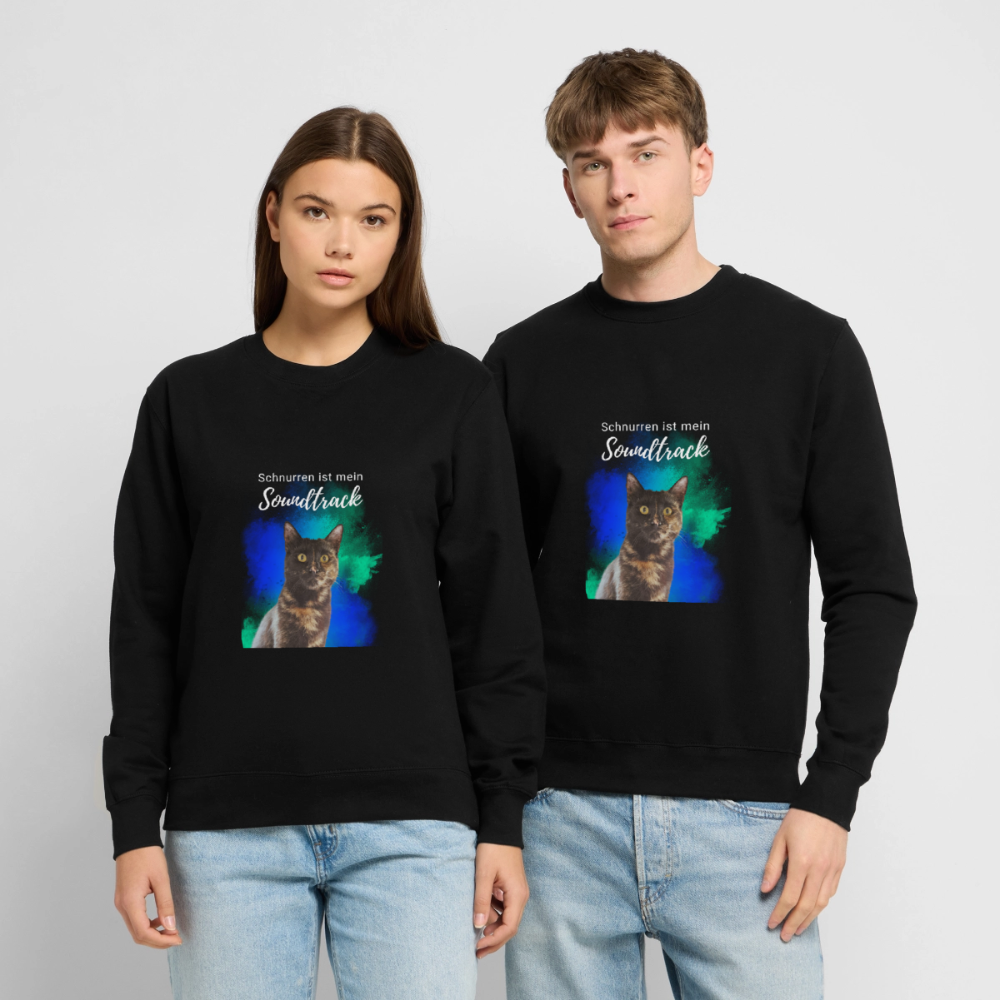 Nala's Classic Pullover Schnurren ist mein Soundtrack White Edition - Schwarz