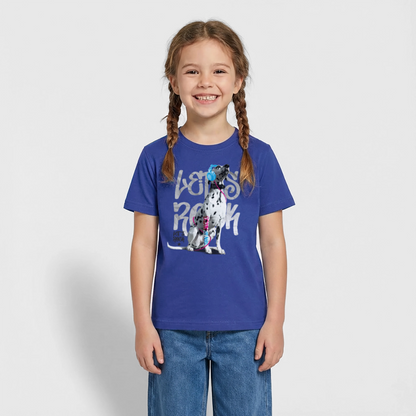 Boa's T-Shirt Let's Rock - Royalblau