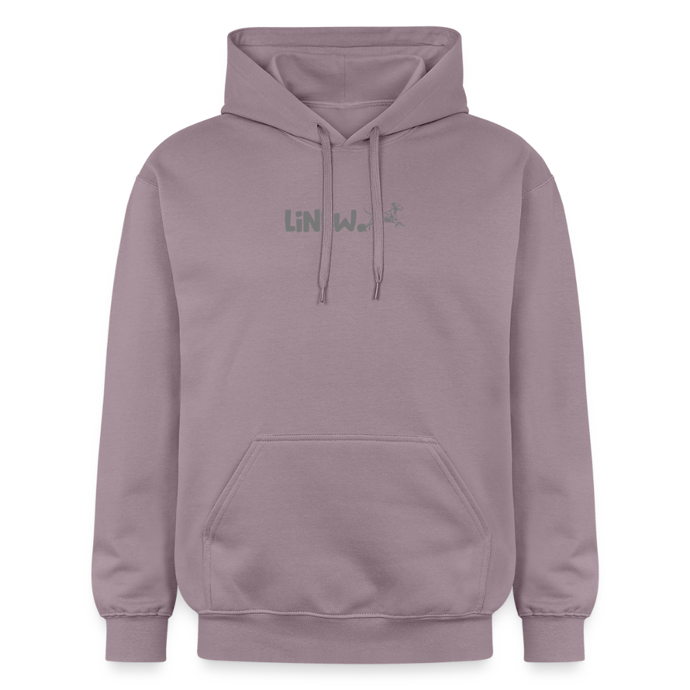 LiNBW. Crew Hoodie Grey Edition Life is not just black and white - Lilagrau 