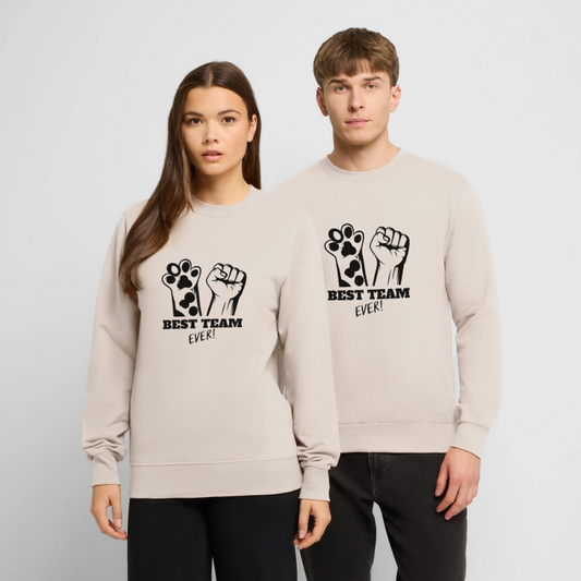 Best Team Ever Classic Pullover Black Edition - Sand