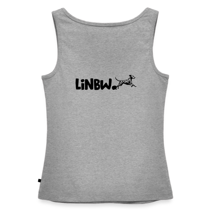 Life is not just black and white Tank Top Premium LiNBW. Black Edition - Grau meliert