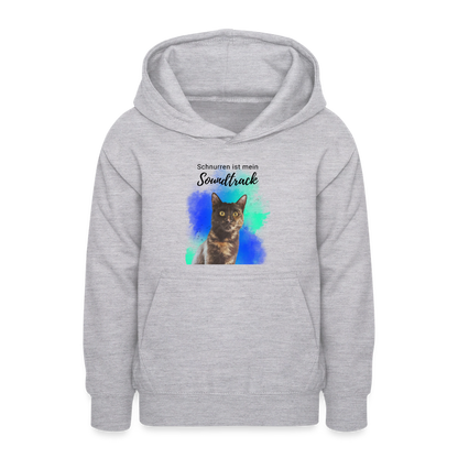 Teenager Hoodie - Hellgrau meliert
