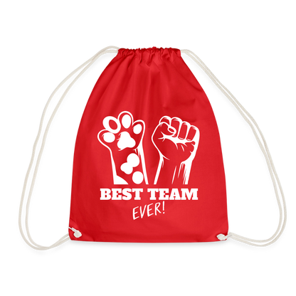 Best Team Ever Turnbeutel White Edition - LiNBW.