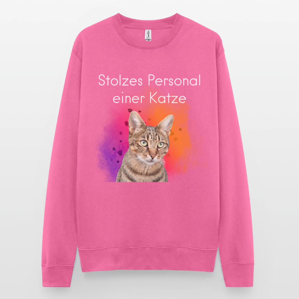 Pedro's Classic Pullover Stolzes Personal einer Katze White Edition - LiNBW.