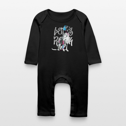 Boa´s Strampler Let´s Rock - Schwarz
