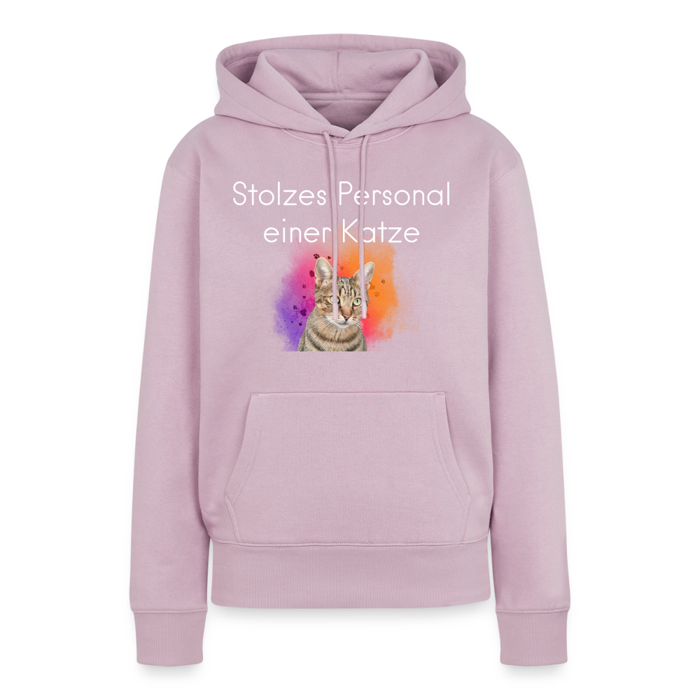 Pedro's Hoodie Stolzes Personal einer Katze White Edition - Altrosa