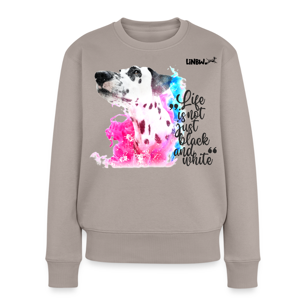 Boa's Pullover Splash Life is not just black and white Edition Black - Taupe