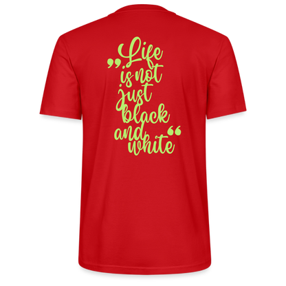 LiNBW. Unisex T-Shirt Premium Crew Green Edition Life is not just black and white - LiNBW.