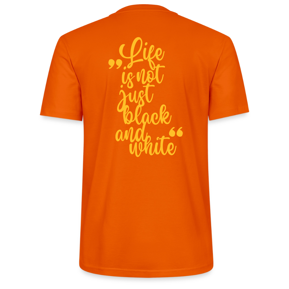 LiNBW. Unisex T-Shirt Premium Crew Yellow Edition Life is not just black and white - LiNBW.