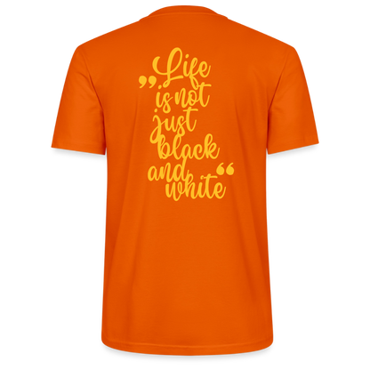 LiNBW. Unisex T-Shirt Premium Crew Yellow Edition Life is not just black and white - LiNBW.