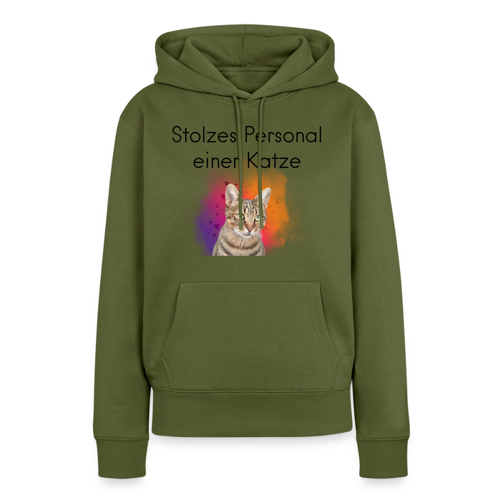 Pedro's Hoodie Stolzes Personal einer Katze Black Edition - Khaki