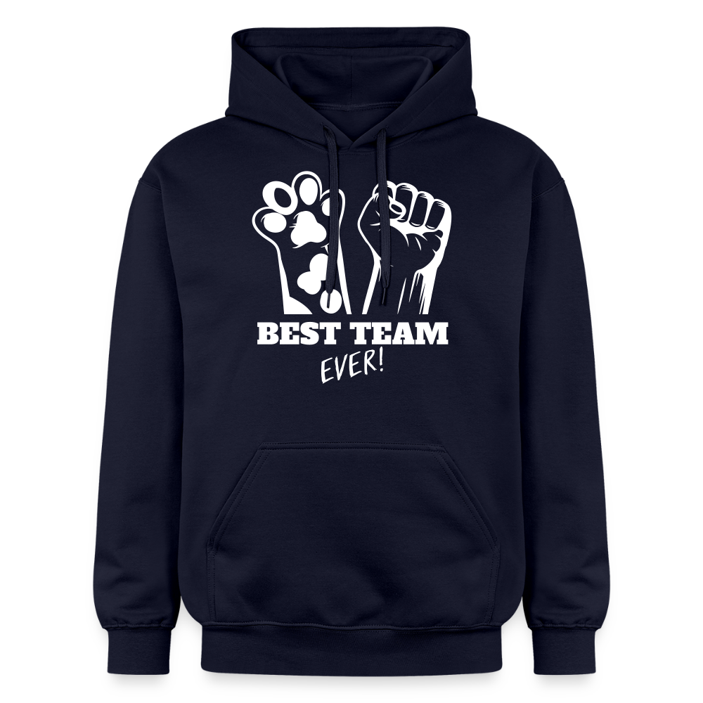 Best Team Ever Hoodie White Edition - Navy