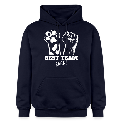 Best Team Ever Hoodie White Edition - Navy