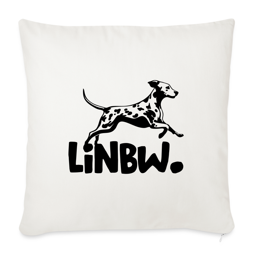LiNBW. Kissen Black Edition - Naturweiß 