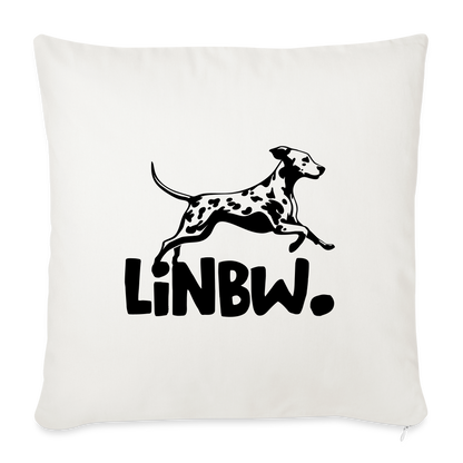 LiNBW. Kissen Black Edition - Naturweiß 