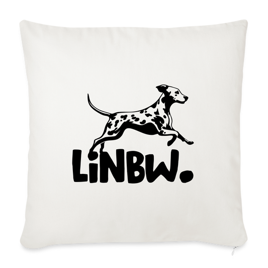 LiNBW. Kissen Black Edition - Naturweiß 