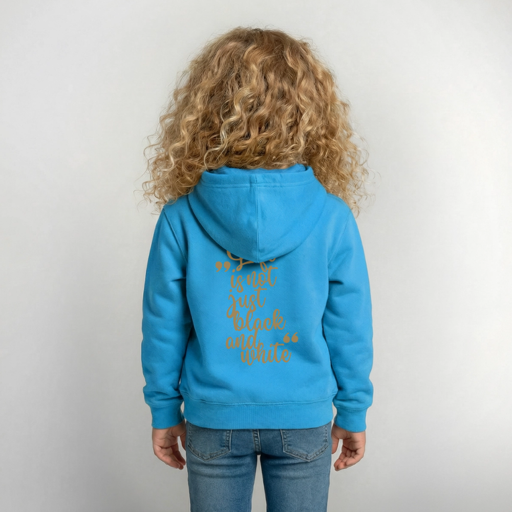LiNBW. Crew Hoodie Life is not just black and white Edition Brown - LiNBW.