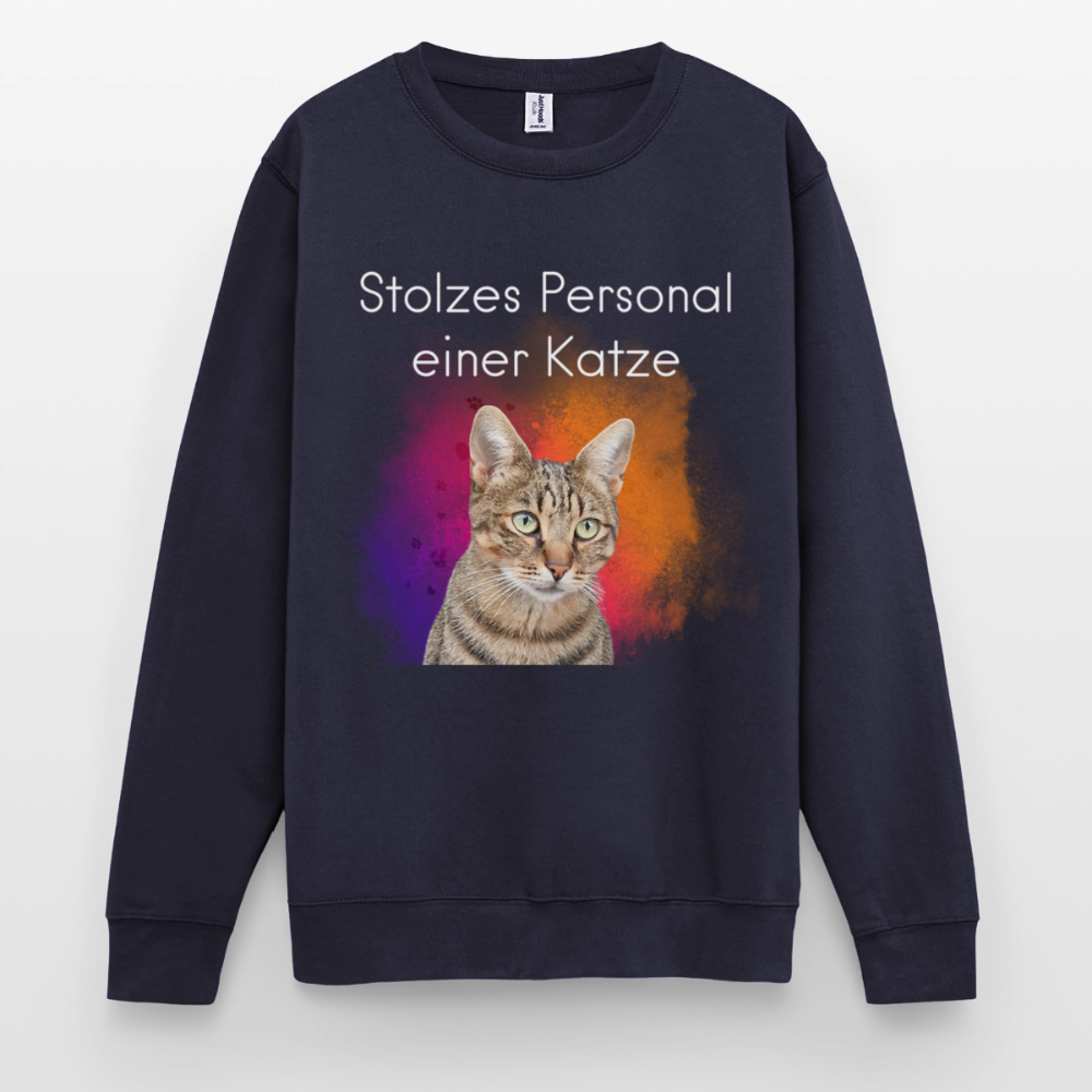 Pedro's Classic Pullover Stolzes Personal einer Katze White Edition - LiNBW.
