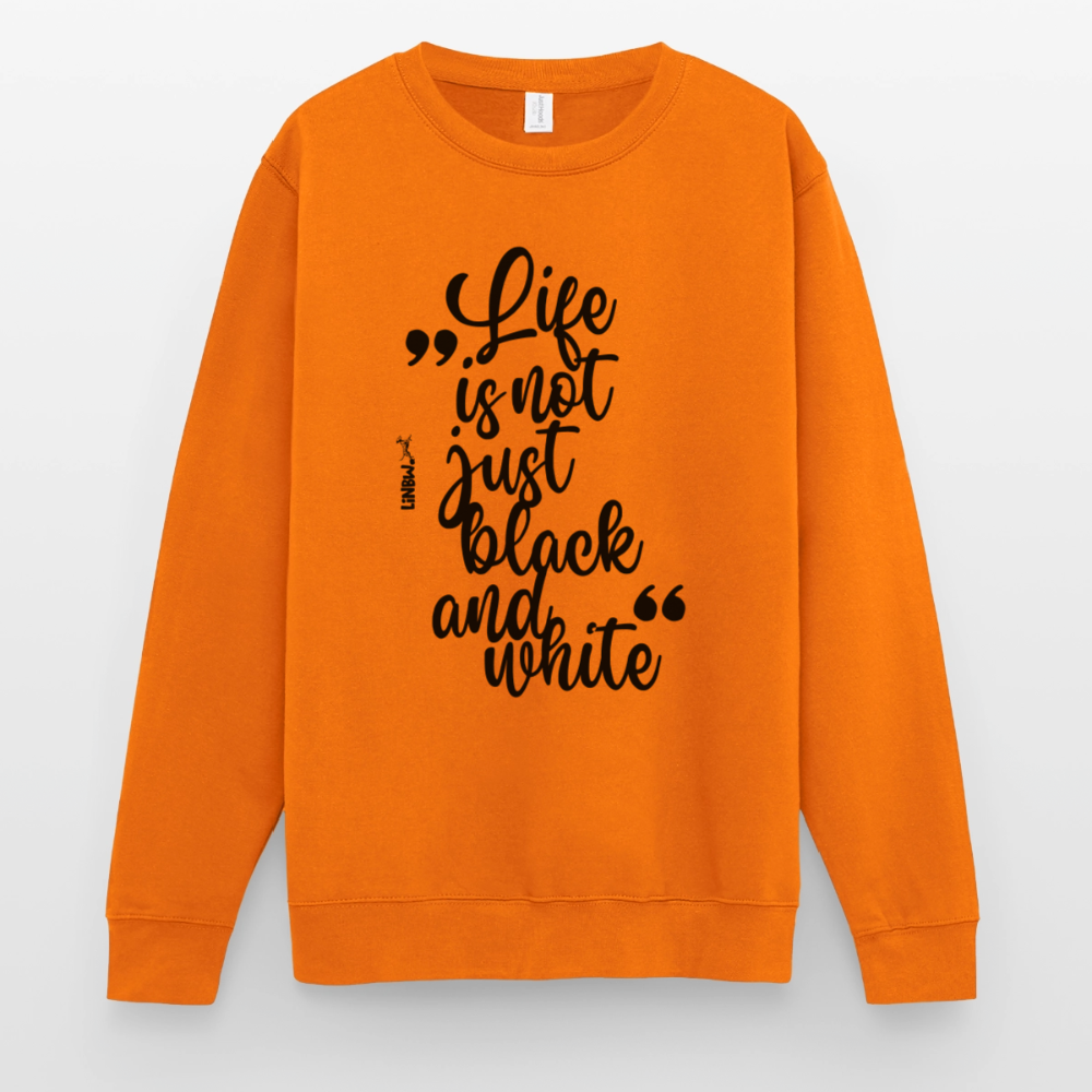 Life is not just black and white Classic Pullover Black Edition - LiNBW.