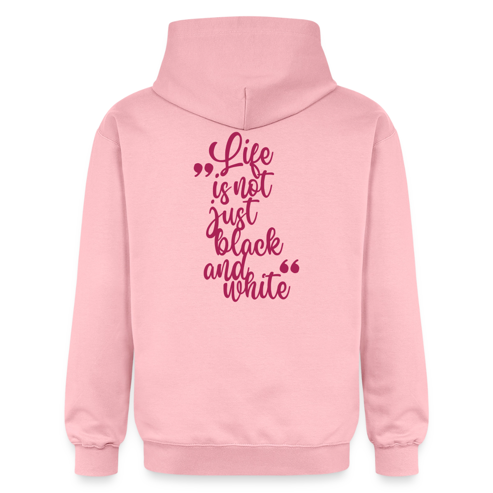 LiNBW. Crew Hoodie Pink Edition Life is not just black and white - Hellrosa