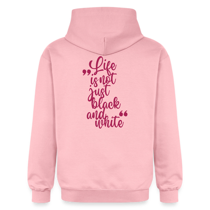 LiNBW. Crew Hoodie Pink Edition Life is not just black and white - Hellrosa