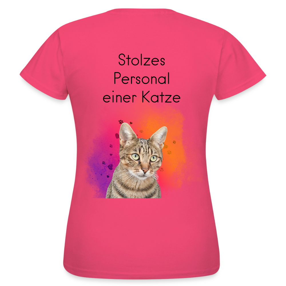 Pedro's T-Shirt CAT MOM Stolzes Personal einer Katze Black Edition - Azalea