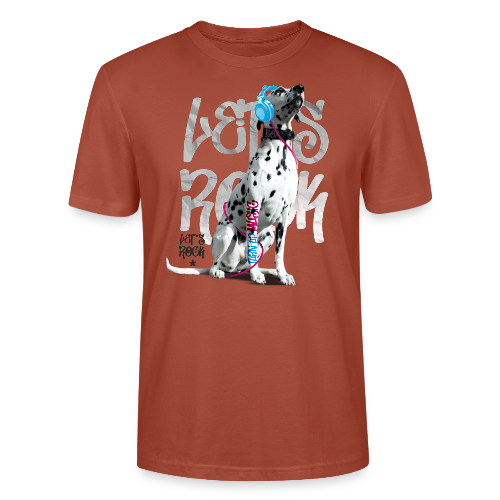 Boa's Unisex T-Shirt Premium Let's Rock - Terrakotta