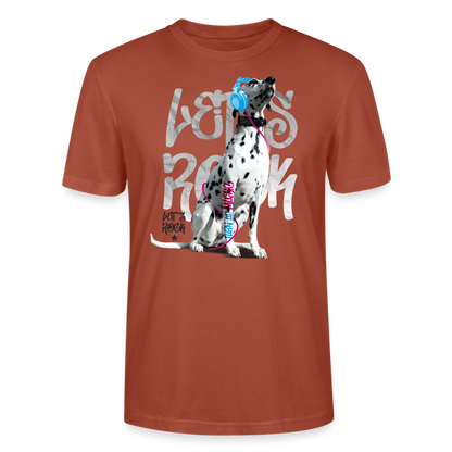 Boa's Unisex T-Shirt Premium Let's Rock - Terrakotta