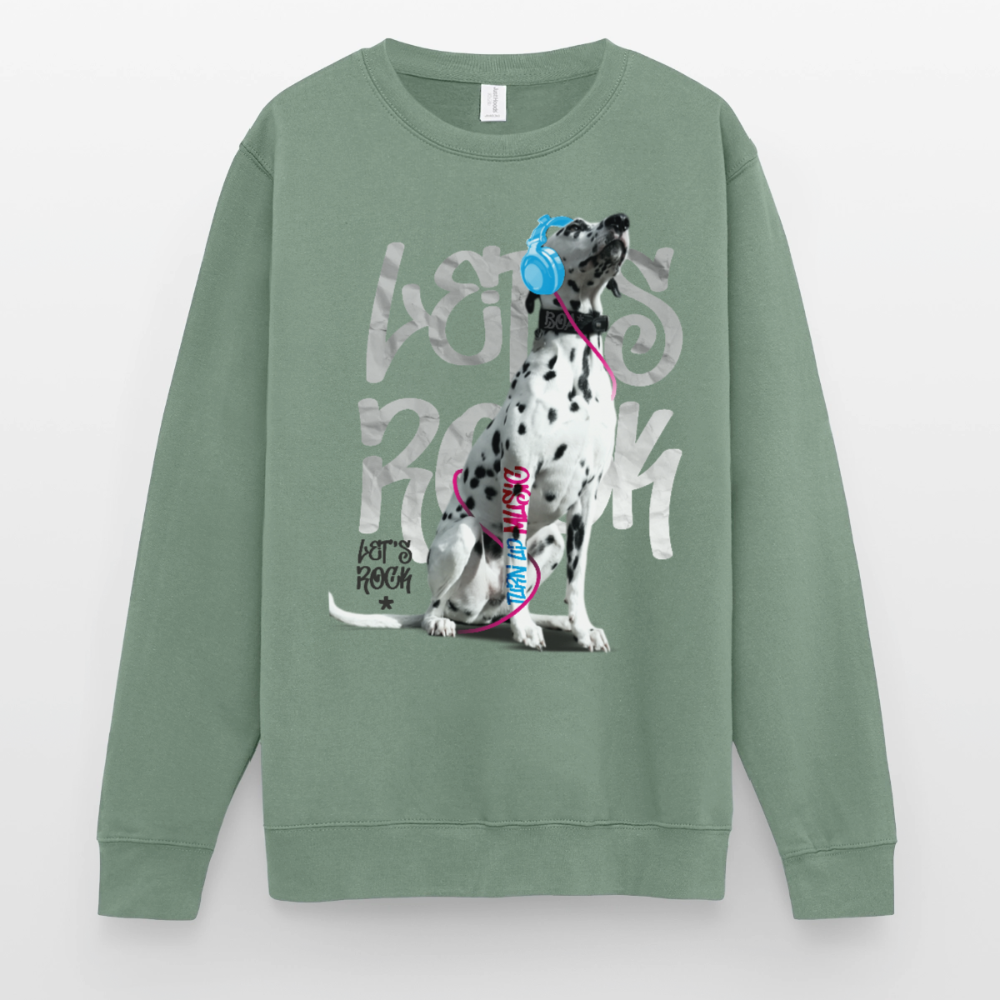 Boa's Classic Pullover Let's Rock - Graugrün