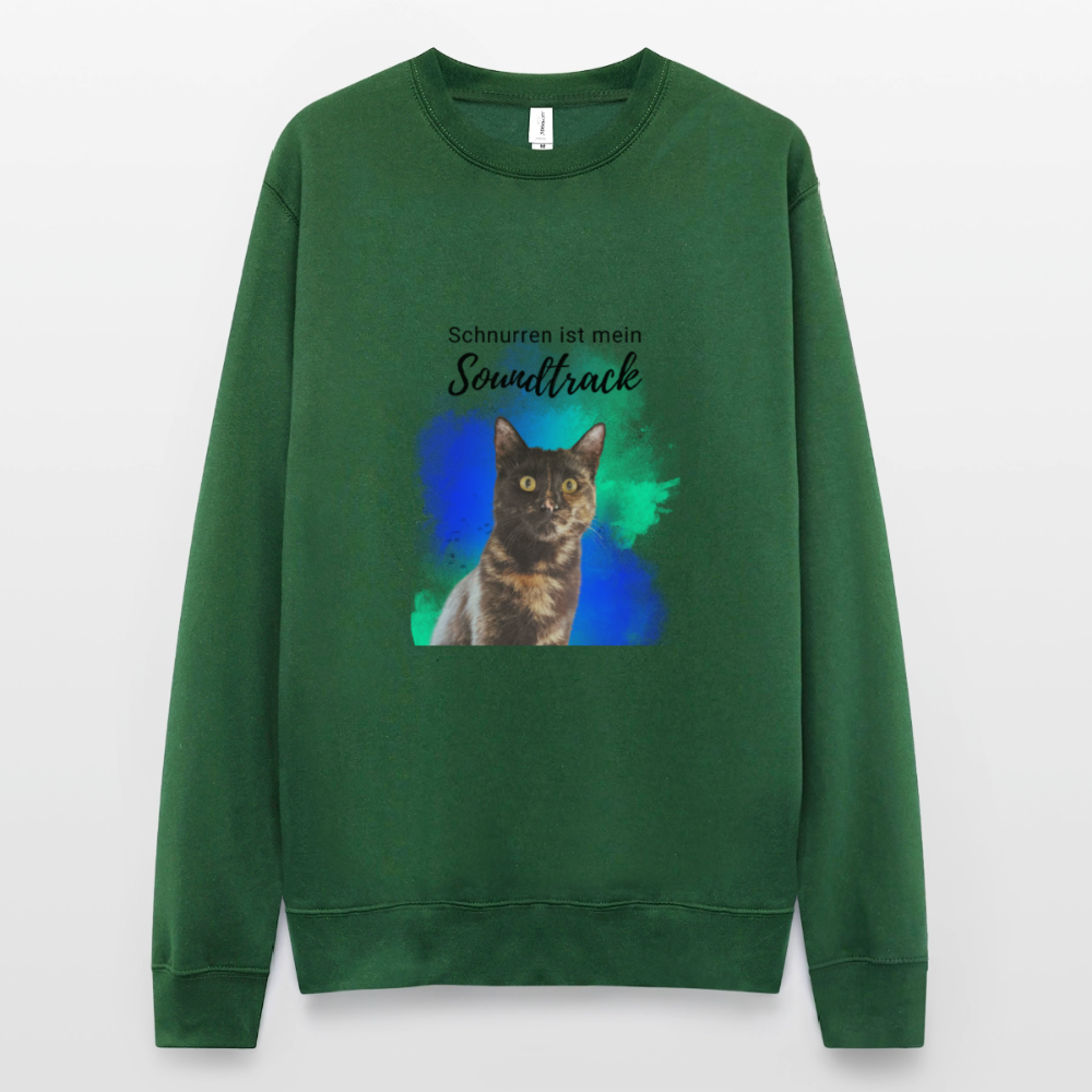 Nala's Classic Pullover Schnurren ist mein Soundtrack Black Edition - Grün
