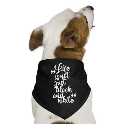 Life is not just black and white Bandana White Edition - LiNBW.