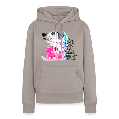 Boa's Hoodie Splash Life is not just black and white Edition Black - Taupe