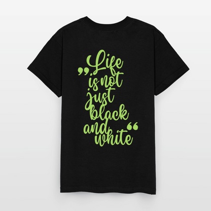 LiNBW. Crew T-Shirt Green Edition Life is not just black and white - LiNBW.