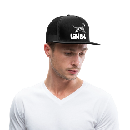 LiNBW. Trucker Cap White Edition - Schwarz/Schwarz
