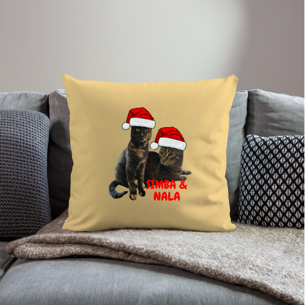 Simba´s und Nala´s Kissen Weihnachtsedition - Hellgelb