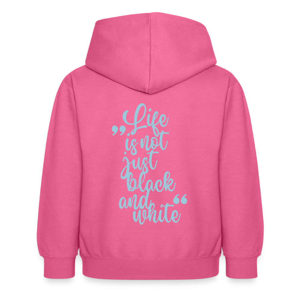 LiNBW. Crew Hoodie Life is not just black and white Edition Blue - LiNBW.
