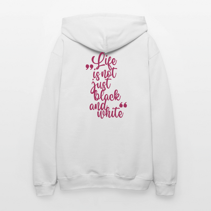 LiNBW. Crew Hoodie Pink Edition Life is not just black and white - Weiß
