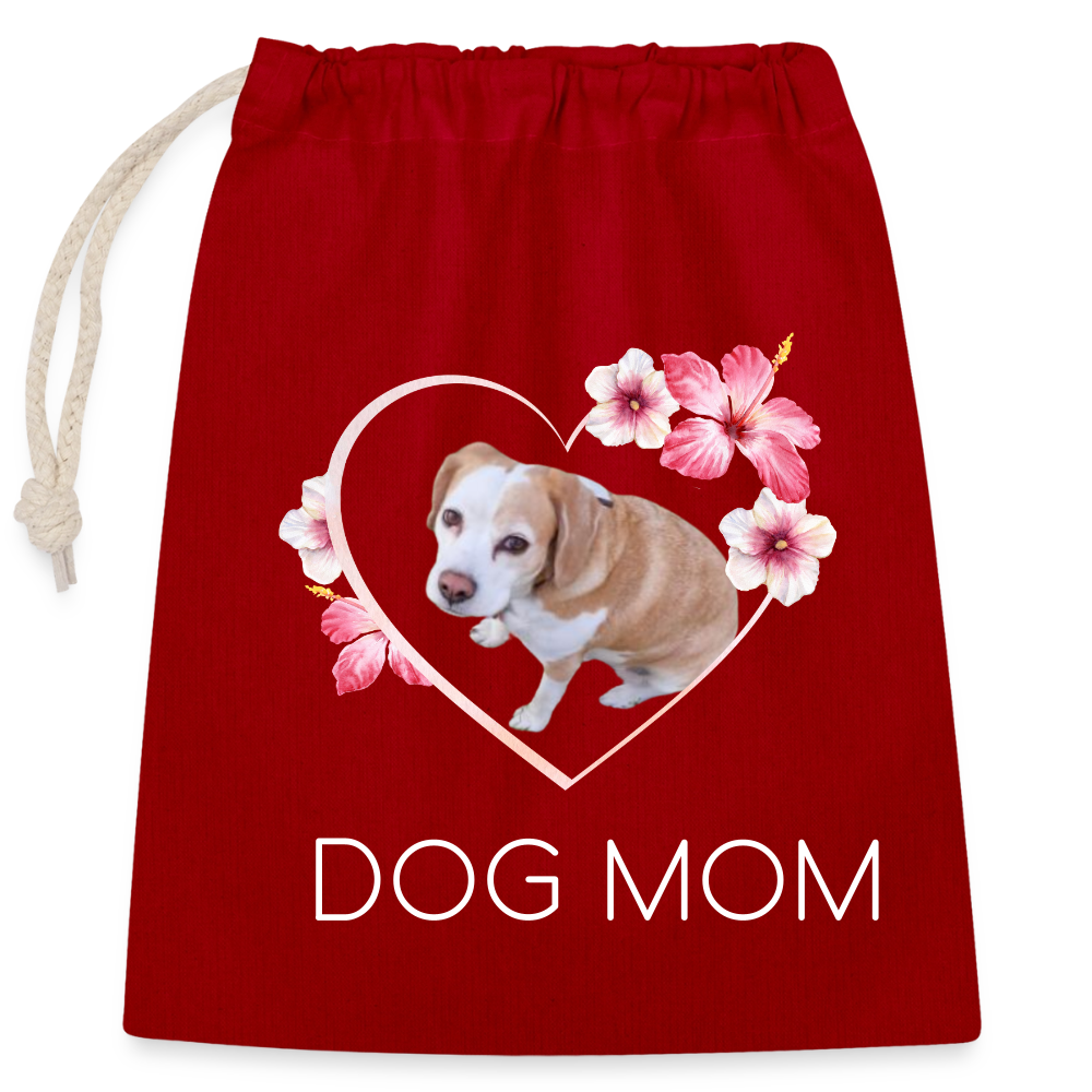 Luna´s Baumwollbeutel DOG MOM - Rot