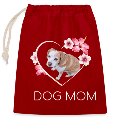 Luna´s Baumwollbeutel DOG MOM - Rot