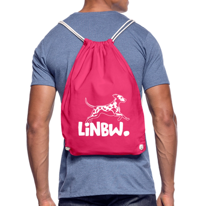 LiNBW. Turnbeutel White Edition - Fuchsia