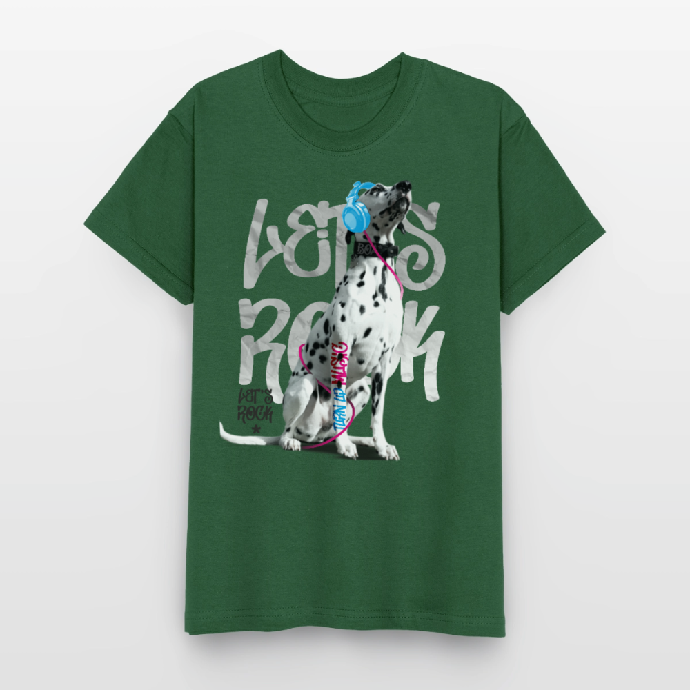 Boa's T-Shirt Let's Rock - Flaschengrün