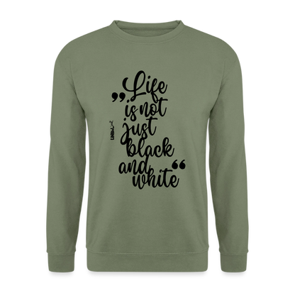 Life is not just black and white Classic Pullover Black Edition - LiNBW.