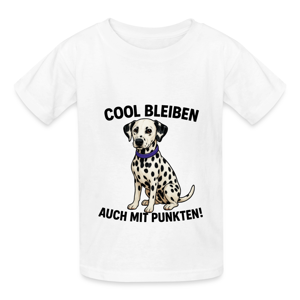 Davina's T-Shirt Cool bleiben auch mit Punkten - Weiß