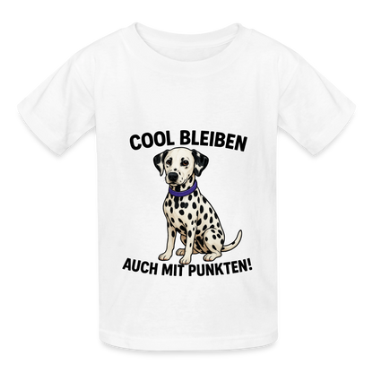 Davina's T-Shirt Cool bleiben auch mit Punkten - Weiß