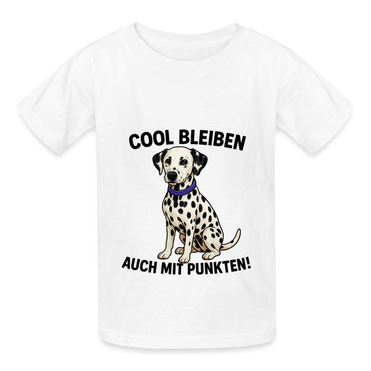 Davina's T-Shirt Cool bleiben auch mit Punkten - Weiß