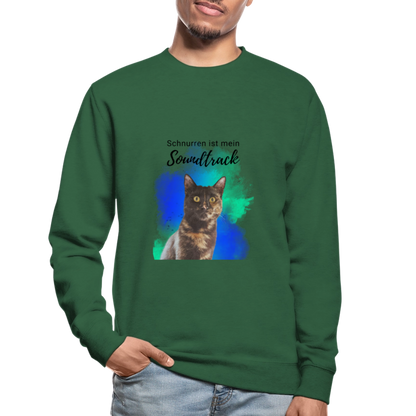 Nala's Classic Pullover Schnurren ist mein Soundtrack Black Edition - Grün