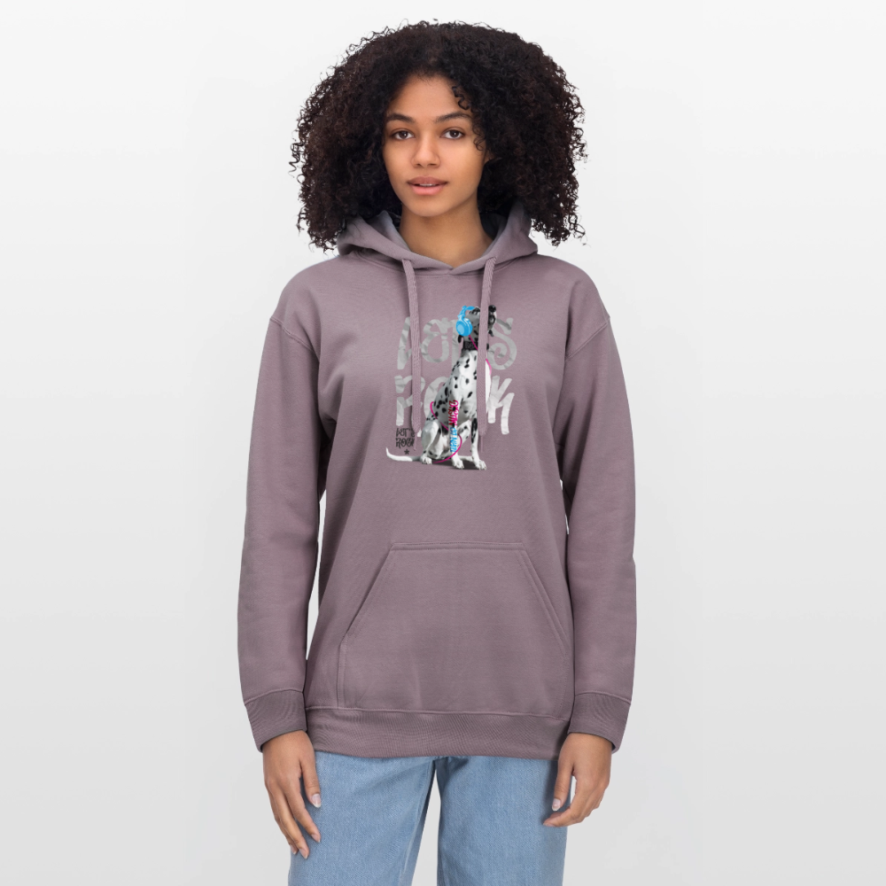 Boa's Hoodie Let's Rock - Lilagrau 