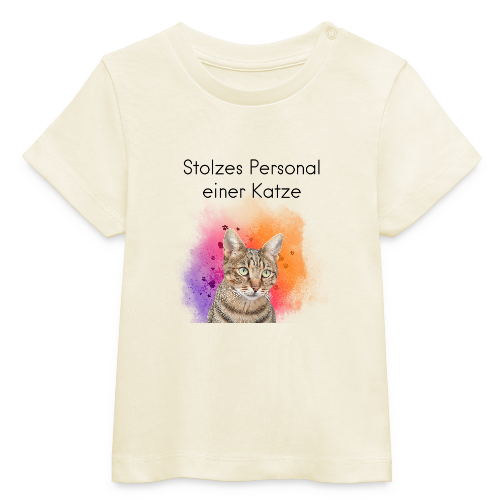 Pedro's T-Shirt Stolzes Personal einer Katze Black Edition - LiNBW.