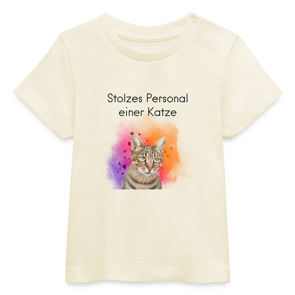 Pedro's T-Shirt Stolzes Personal einer Katze Black Edition - LiNBW.