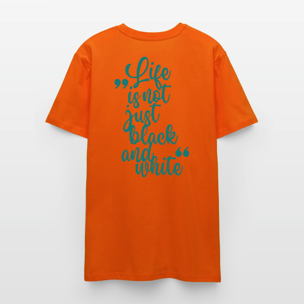 LiNBW. Unisex T-Shirt Premium Crew Blue Edition Life is not just black and white - LiNBW.
